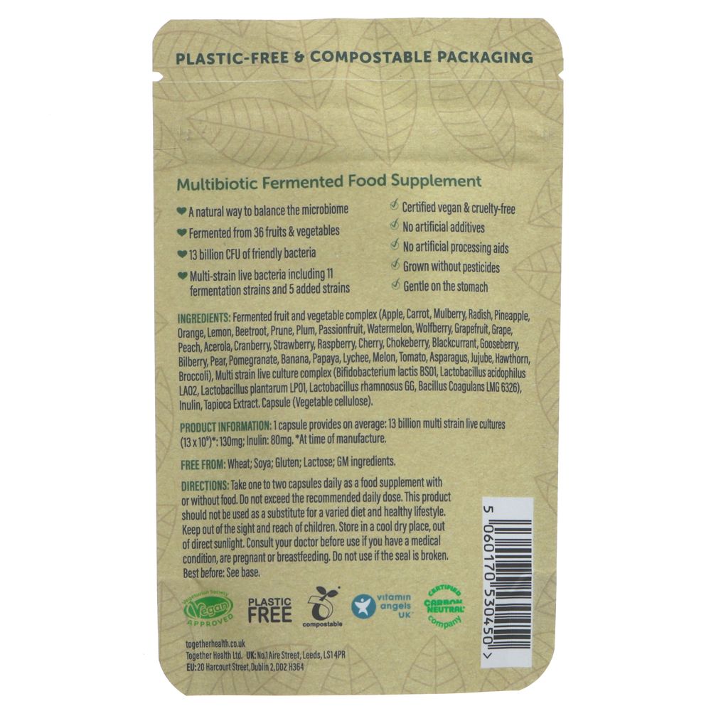Multibiotic - Probiotic Supplement - Together Health - 30 vegecaps