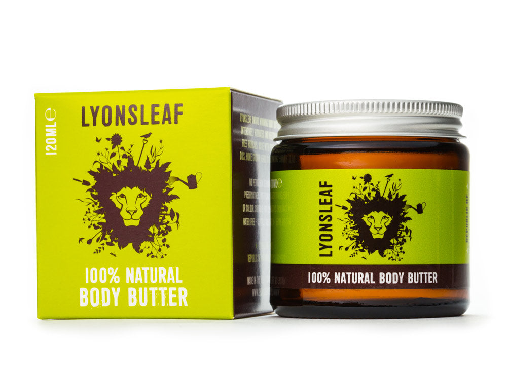 Lyonsleaf 100% Natural Body Butter box and jar