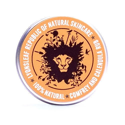 comfrey and calendula rub sample tin