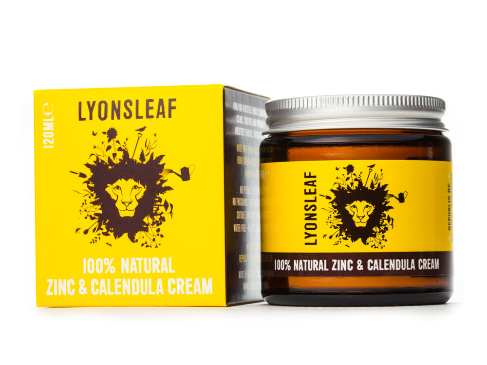 zinc and calendula cream packaging
