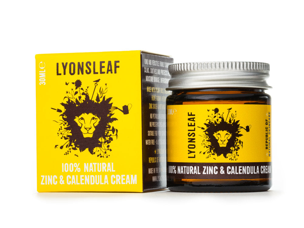 zinc and calendula cream packaging