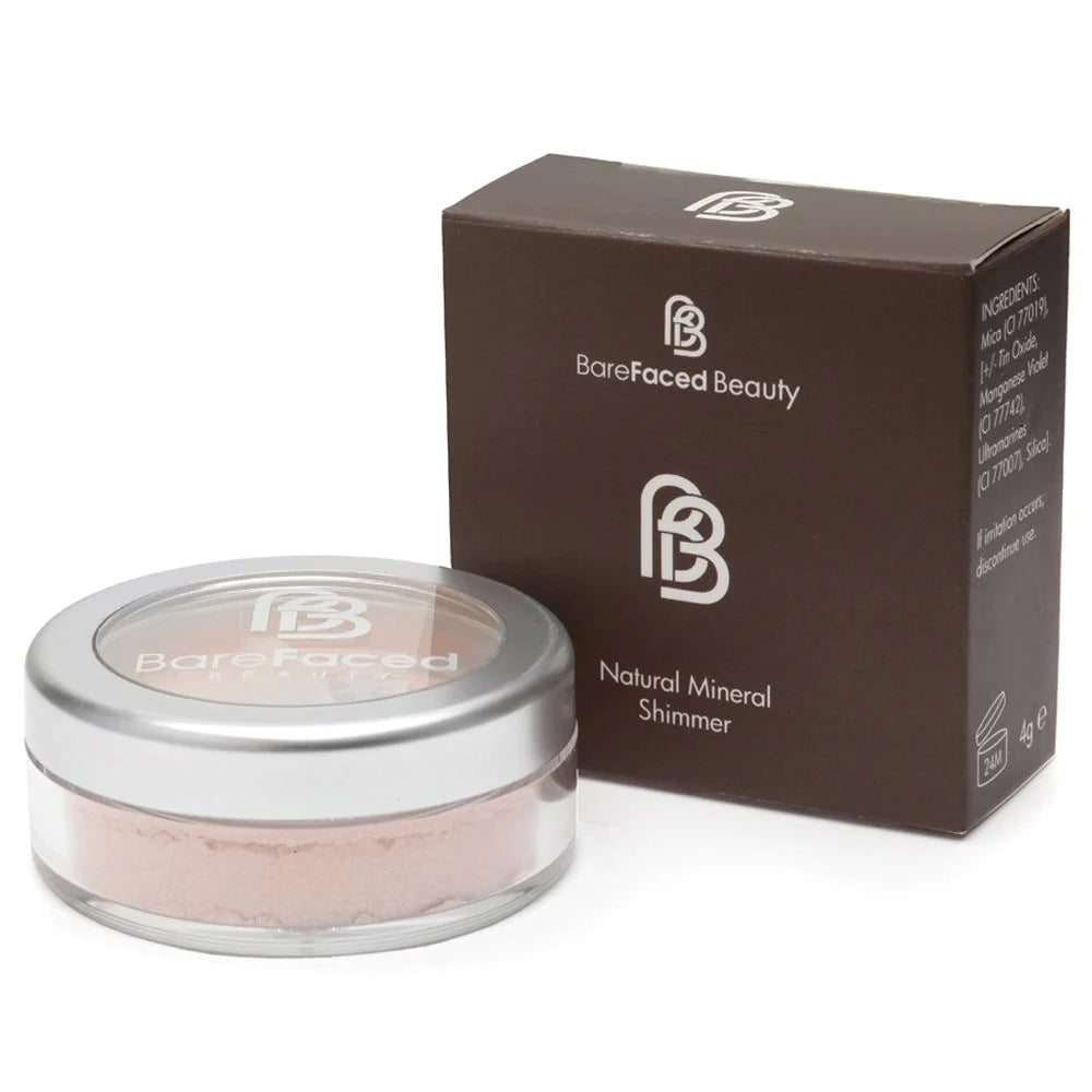 bare face beauty mineral shimmer pot and box