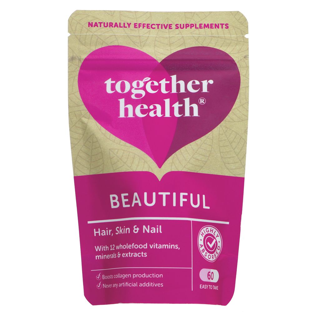 Beautiful - Multivitamin for Hair Skin &amp; Nails - Together Health - 60 vegecaps