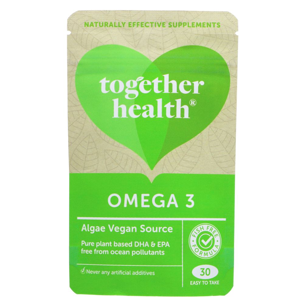 Omega 3 Vegan Supplement - Together Health - 30 softgels