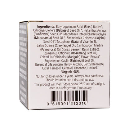 Lyonsleaf Vegan beauty balm Product packaging with ingredient list and barcode on a white background