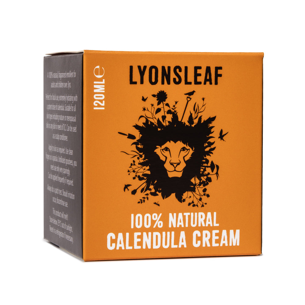 Box of Lyonsleaf 100% Natural Calendula Cream 120ml 
