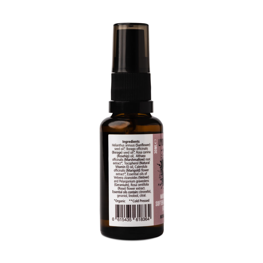 Lyonsleaf marshmallow facial oil full INCI ingredients and barcode