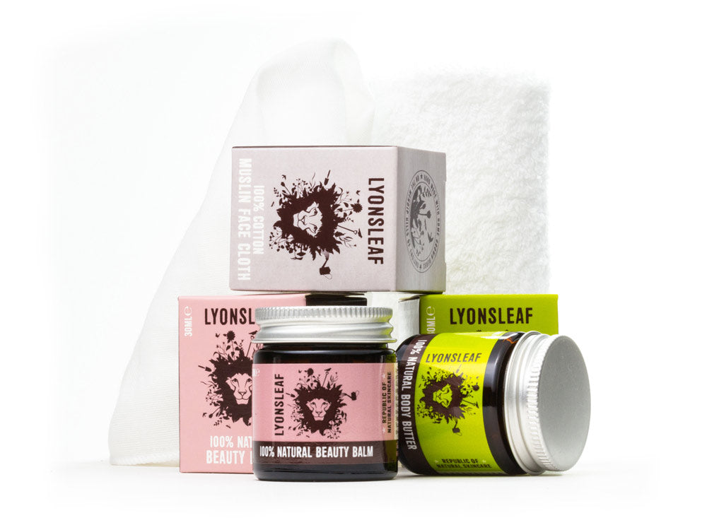 lyonsleaf face and body gift set contents